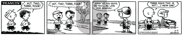 Peanuts on Saturday February 9, 1952 Comic Strip