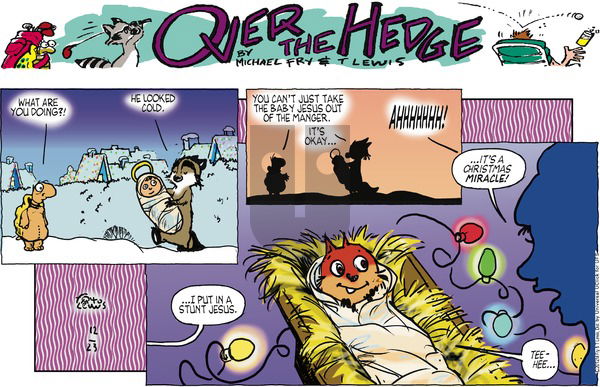 Over the Hedge on Sunday December 23, 2012 Comic Strip