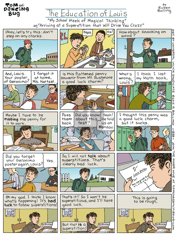 Tom the Dancing Bug on Friday March 6, 2015 Comic Strip