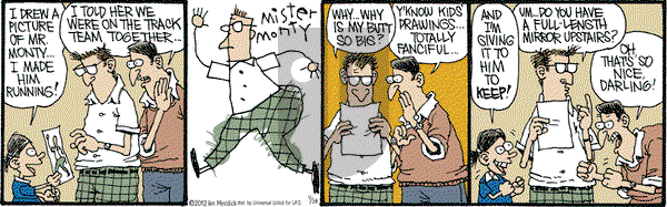 Monty on Thursday April 26, 2012 Comic Strip