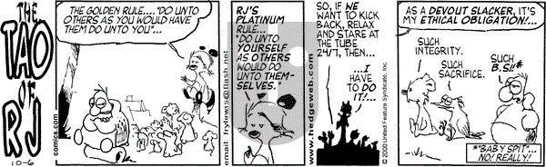 Over the Hedge on Friday October 6, 2000 Comic Strip