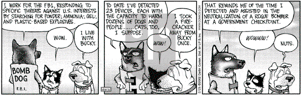 Get Fuzzy on Tuesday February 26, 2002 Comic Strip