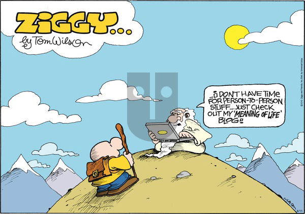 Ziggy on Sunday April 11, 2010 Comic Strip