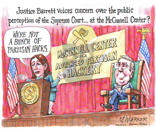 Matt Wuerker - Monday September 13, 2021 Comic Strip