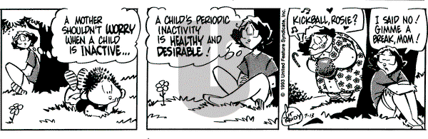 Rose is Rose on Tuesday July 13, 1993 Comic Strip