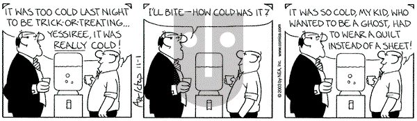 The Born Loser on Tuesday November 11, 2003 Comic Strip