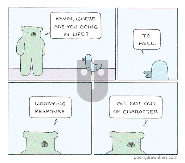 Poorly Drawn Lines on Wednesday January 1, 2020 Comic Strip