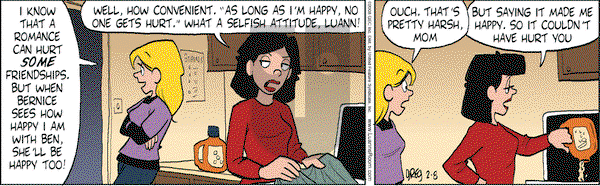 Luann on Friday February 8, 2008 Comic Strip