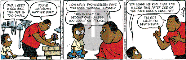 Cleats on Monday August 1, 2005 Comic Strip