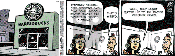 La Cucaracha on Friday October 6, 2017 Comic Strip