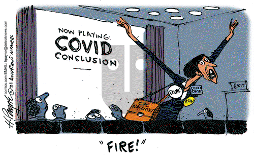 Henry Payne on Monday April 12, 2021 Comic Strip