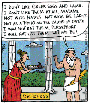 The Argyle Sweater on Monday August 26, 2019 Comic Strip