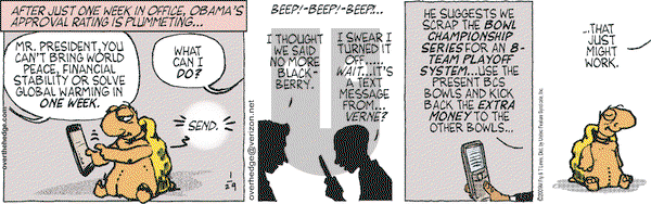Over the Hedge on Thursday January 29, 2009 Comic Strip