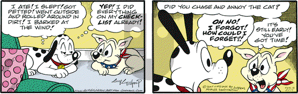 Nancy on Saturday February 18, 2017 Comic Strip