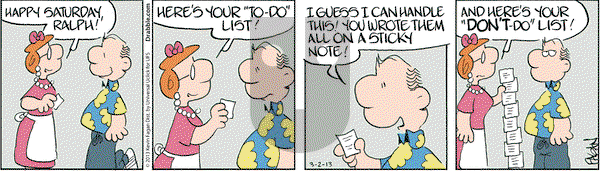 Drabble on Saturday March 2, 2013 Comic Strip