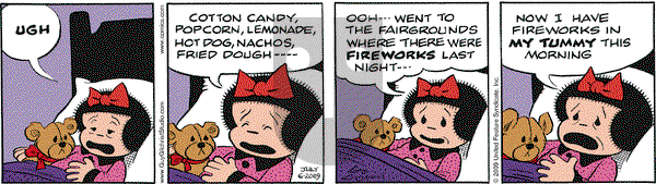 Nancy on Monday July 6, 2009 Comic Strip