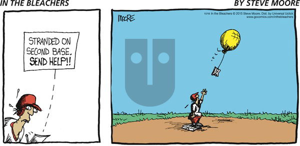 In the Bleachers on Sunday October 18, 2015 Comic Strip