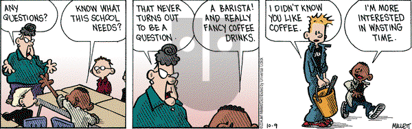 Frazz on Thursday October 9, 2014 Comic Strip