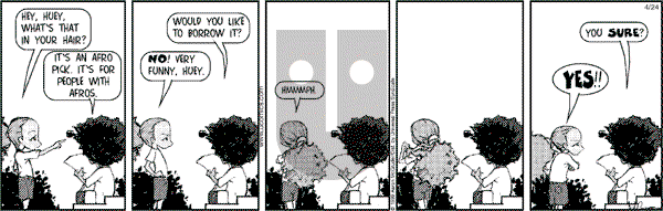The Boondocks on Monday November 25, 2013 Comic Strip
