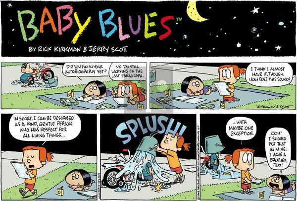 Baby Blues on Sunday June 1, 2008 Comic Strip