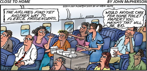 Close to Home on Sunday March 30, 2014 Comic Strip