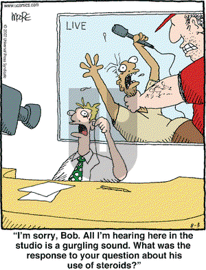 In the Bleachers on Saturday August 3, 2002 Comic Strip