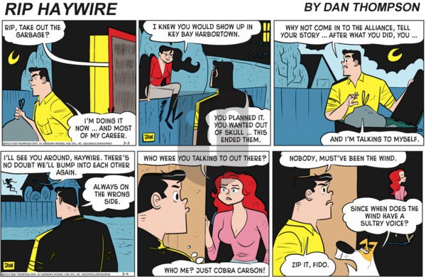 Rip Haywire on Sunday March 14, 2021 Comic Strip