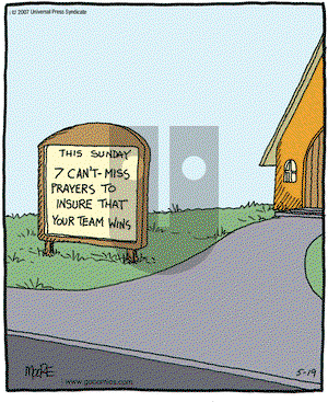 In the Bleachers on Saturday May 19, 2007 Comic Strip