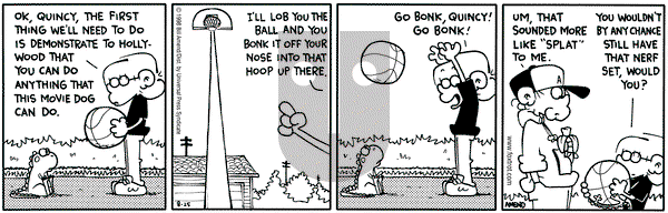 FoxTrot on Tuesday August 25, 1998 Comic Strip