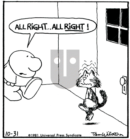 Ziggy - Saturday October 31, 1981 Comic Strip