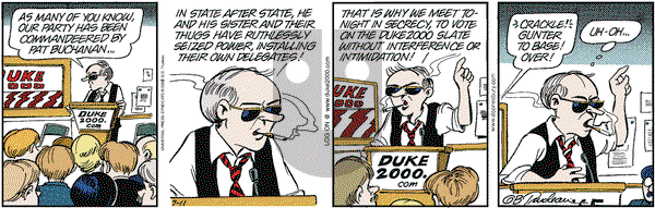 Doonesbury on Tuesday July 11, 2000 Comic Strip