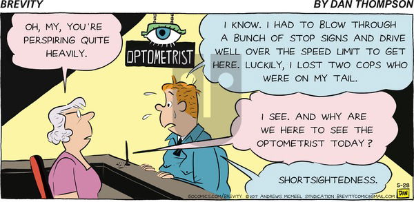 Brevity on Sunday May 28, 2017 Comic Strip