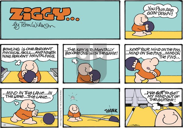 Ziggy on Sunday April 9, 2017 Comic Strip