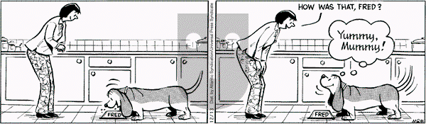 Fred Basset on Saturday December 13, 2008 Comic Strip