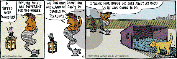 Overboard on Wednesday February 3, 2016 Comic Strip