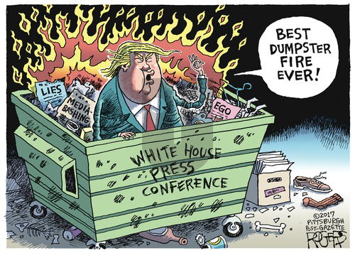 Rob Rogers on Sunday February 19, 2017 Comic Strip