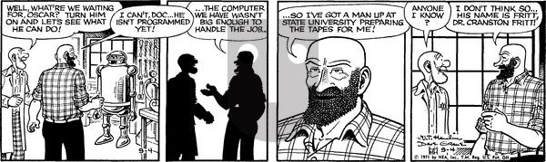 Alley Oop on Saturday September 4, 1971 Comic Strip