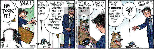 Get Fuzzy on Monday February 21, 2011 Comic Strip
