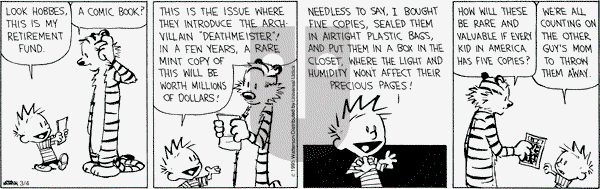 Calvin and Hobbes on Wednesday March 4, 2015 Comic Strip