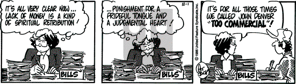 Rose is Rose on Monday December 1, 1986 Comic Strip