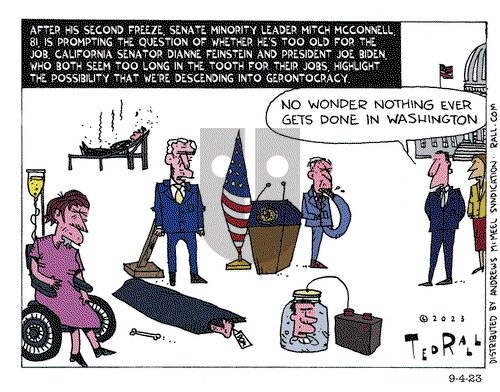 Ted Rall - Monday September 4, 2023 Comic Strip