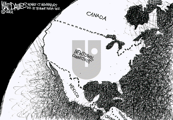 Matt Davies on Friday December 14, 2012 Comic Strip