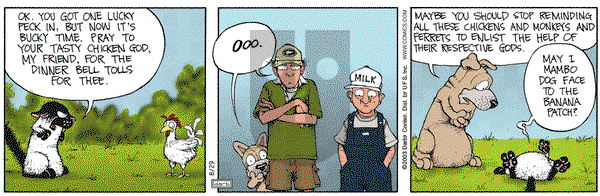 Get Fuzzy on Friday August 29, 2003 Comic Strip