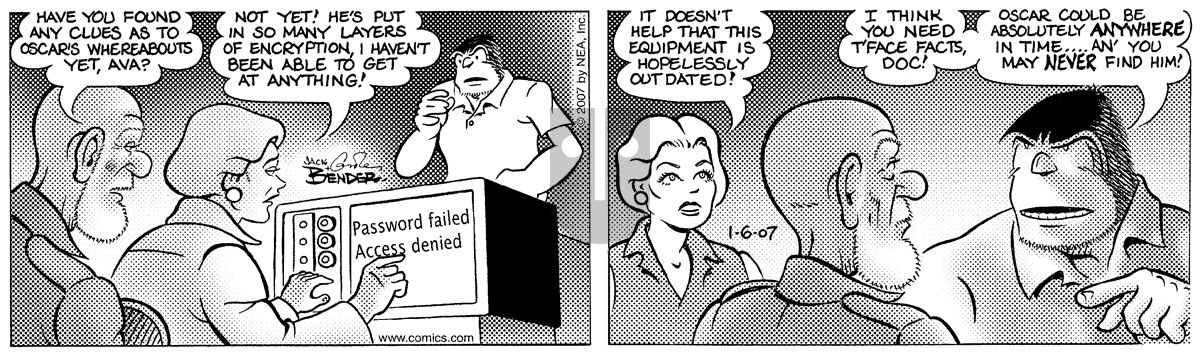 Alley Oop - Saturday January 6, 2007 Comic Strip