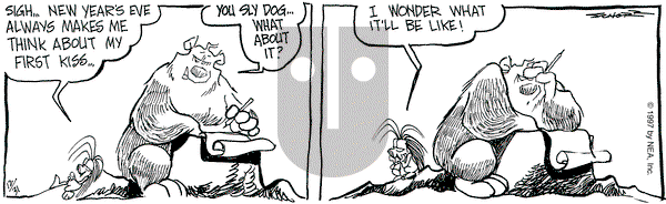 The Grizzwells on Wednesday December 31, 1997 Comic Strip