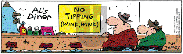 Frank and Ernest - Wednesday September 29, 2004 Comic Strip