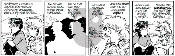 Doonesbury on Saturday February 13, 1993 Comic Strip