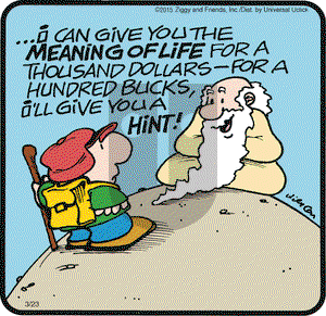 Ziggy on Monday March 23, 2015 Comic Strip
