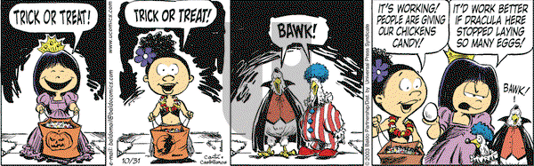 Baldo on Friday October 31, 2003 Comic Strip