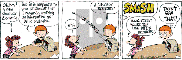 Cul de Sac on Friday April 22, 2016 Comic Strip